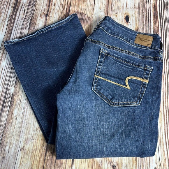 American Eagle Outfitters Denim - American Eagle ARTIST Womens Size 6 Blue Boot Cut Jeans Denim Pants 28x31